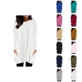thumbnail image 1 of Robe T-Shirt à Manches Longues pour Femmes 2026, Col Rond Décontracté, avec Poches, Mini Robes, 1 of 5