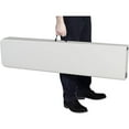 thumbnail image 4 of Ontario Furniture 8 Foot White Plastic Portable Folding Bench for Indoor/Outdoor, Perfect for When Extra Seating is Needed Yet Convenient Folds in Half with a Handle for Easy Carrying and Storing 8 Ft, 4 of 6