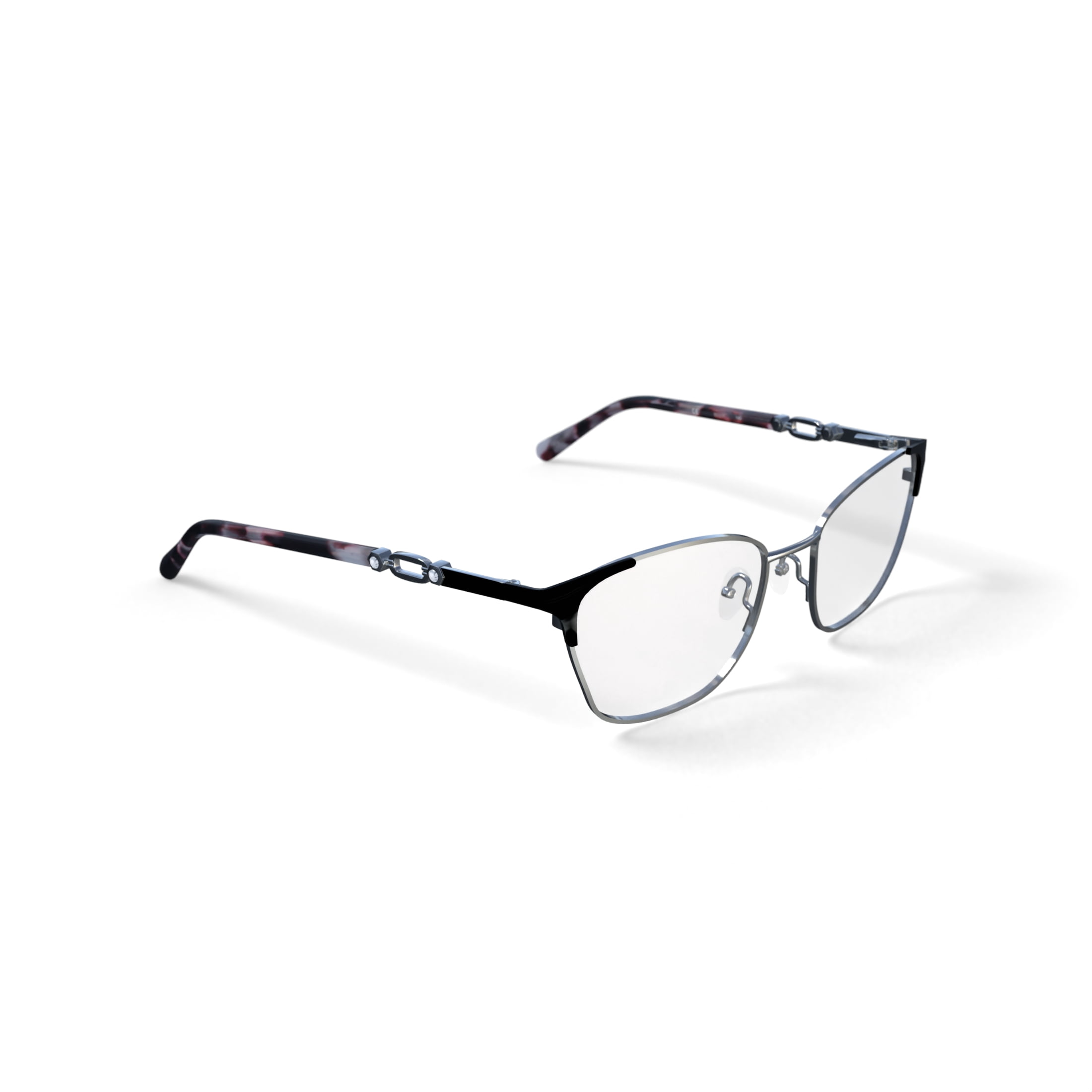 Flower Women's Petal Prescription Eyeglasses with Case, Gold