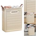thumbnail image 4 of Cesta Ropa Sucia Plegable Gran Capacidad Almacenamiento Lavandería (m) Blanco, 4 of 9
