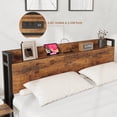 thumbnail image 3 of Full Size Bed Frame Charging Station with Charge Station,Metal Bed Frame with Headboard and Footboard,Easy to Assemble,No Box Spring Needed, 3 of 6