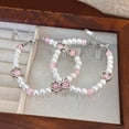 thumbnail image 4 of FENOHREFE Elegant Bracelet with Delicate Heart Flower Wrist Jewelry Bracelets Adjustable Length for Casual Party Occasion, 4 of 7