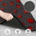thumbnail image 3 of Zufioo Red Ladybugs On Dark Background Print Car Floor Mats Four-piece Set, Car Interior Accessories - Corrosion-resistant, Non-Slip, Suitable for Cars, Trucks, Vans, 3 of 7