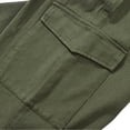thumbnail image 6 of ranrann Girls Cargo Pants Casual Elastic Waist Loose Baggy Trousers Jazz Hip Hop Dancewear Green 16, 6 of 6