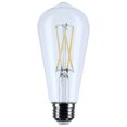 thumbnail image 2 of Satco S12535 ST19  LED Light Bulb 5W 120V 5000K E26 Medium Base Dimmable Wet Location (6 Pack), 2 of 10