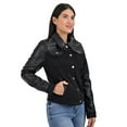 thumbnail image 2 of Women's jacket in premium synthetic leather, Wrangler brand., 2 of 2