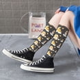 thumbnail image 3 of Lsque Cute Bee Gnome Printed Crew Socks Men's Women's LightWeight Thin Casual Calf Socks ,Knee High Socks,Cotton Socks, 3 of 9