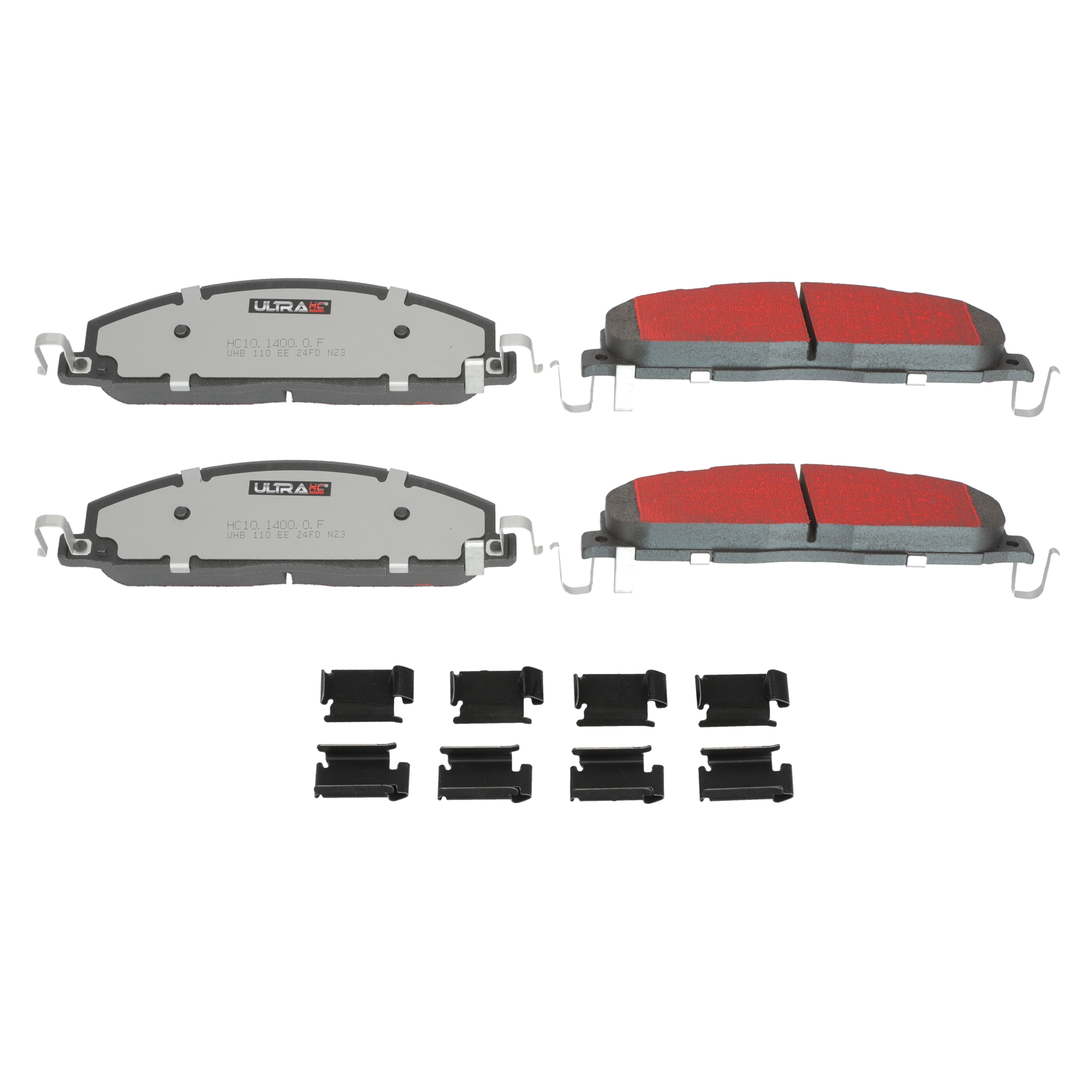 Ultra HC 1000 Brake Pad Set, Rear HC10.1400.0.F, Ram 2500 2018-2011