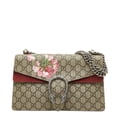 thumbnail image 1 of Pre-Owned Gucci GG Supreme Blooms Dionysus Chain Shoulder Bag 400249 Beige Red Suede... (Good), 1 of 13