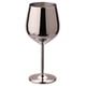thumbnail image 1 of Copa de vino de acero inoxidable 500 ml Copa de cóctel con tallo irrompible de una sola capa, negro Eigraketly  LF0111-04B, 1 of 7
