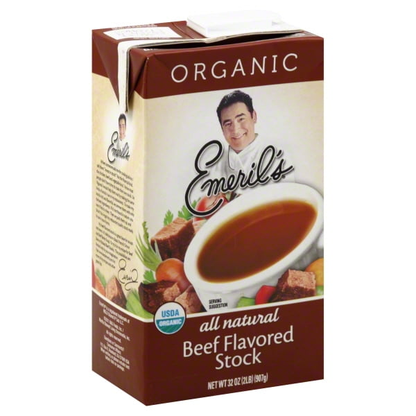 Emeril'sÂ® Organic Beef Stock 32 oz. Aseptic Carton