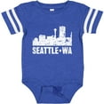 thumbnail image 3 of Inktastic Seattle Skyline Grunge Boys or Girls Baby Bodysuit, 3 of 5