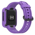thumbnail image 3 of Para MI Watch Lite 1/2 Bandas Pulsera ajustable Correa de reloj deportiva de silicona, color negro, 3 of 5