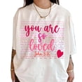thumbnail image 3 of You Are So Loved Christian T-Shirt – Valentine Jesus Love Bible Verse Tee, Faith-Based Religious Graphic Shirt for Men & Women, 3 of 6