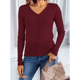 thumbnail image 2 of Set De 2 Sueter De Mujer Manga Larga Unitalla Sueteres Botón Sweater, 2 of 9