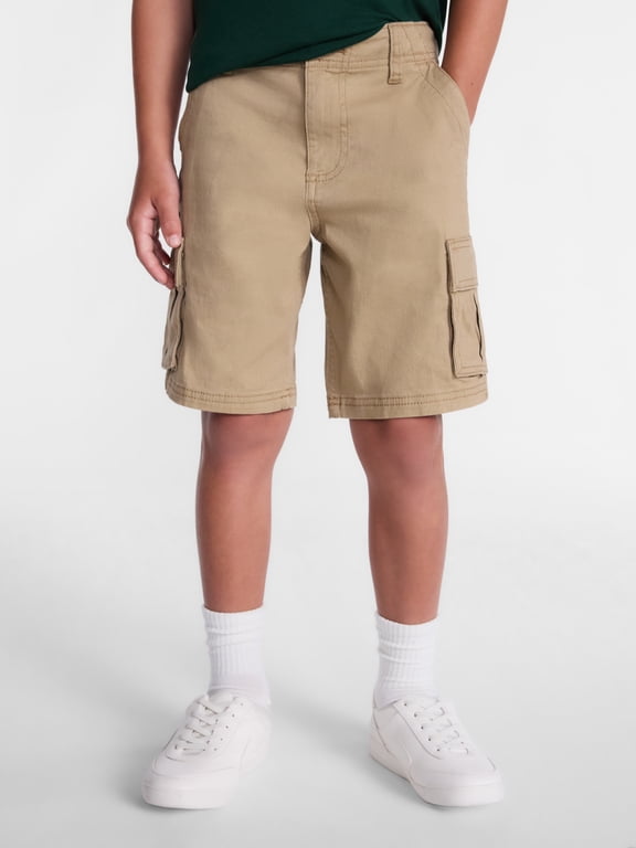 Boys Twill Cargo Shorts, Sizes 4-18