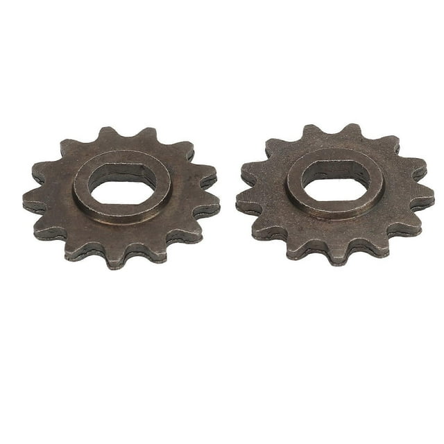 2pcs 13 Teeth Carbon Steel H Hole Motor Pinion Gear for Electric Bike Motor