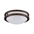 thumbnail image 5 of Amax Lighitng, Inc. Amax Lighting 20W LED flush mount fixture in Brush Nickel Finish Bronze, 5 of 5