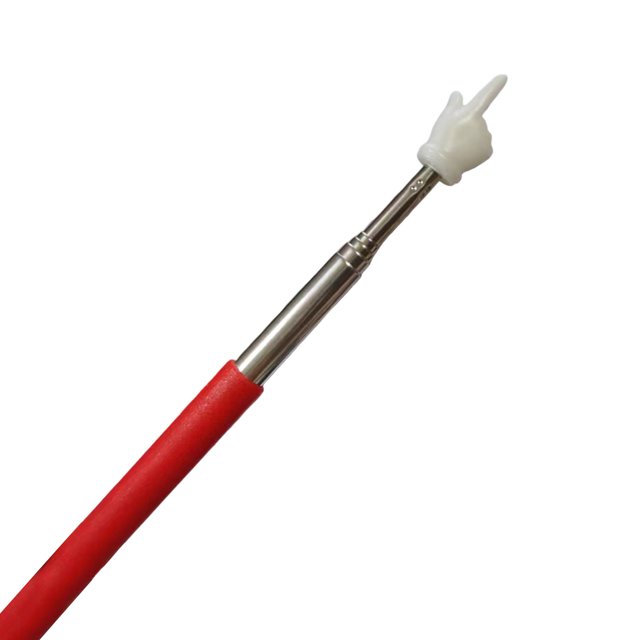LCXmlly Classroom Teacher Pointer Extendable Finger Retractable Telescopic Pointer Mini Handheld Presenter for Classroom Teachers Whiteboard Presentation