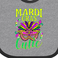 thumbnail image 4 of Inktastic Mardi Gras for Girls Girls Baby Bib, 4 of 4