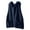 Blue, variant on Hooded Knit Vest Sweater Casual Outerwear Cardigan With Pockets Sleeveless Open Front Fall Winter Fashion Stylish Cozy Women's Outerwear Vests