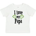 thumbnail image 3 of Inktastic I Love My Papa- Hearts Boys or Girls Baby T-Shirt, 3 of 5