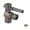 Nickel, variant on Kingston Brass CC33100DL 3/8" FIP x 3/8" OD Comp Quarter-Turn Angle Stop Valve, Matte Black