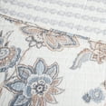 thumbnail image 5 of Levtex Home - Selesta Blue Quilt Set - Full/Queen Quilt and Two Standard Shams - Floral - Blue Taupe Grey - Quilt (88x92in.) and Shams (20x26in.) - Reversible - Cotton, 5 of 6
