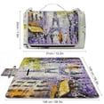 thumbnail image 2 of Awypu Impressionist Painting Square Outdoor Picnic Mat for Camping Hiking Festivals 58.3x58.3in, 2 of 6