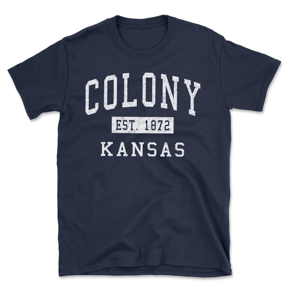 Colony Kansas Classic Established Men's Cotton T-Shirt