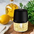 thumbnail image 5 of Electric Garlic Chopper, USB Rechargeable, Portable Wireless Food Chopper, Small Food Processor - 250ML, 5 of 5