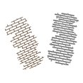 thumbnail image 4 of Matrices de corte NVZBL de pared de ladrillo, plantilla metálica para manualidades, 4 of 6