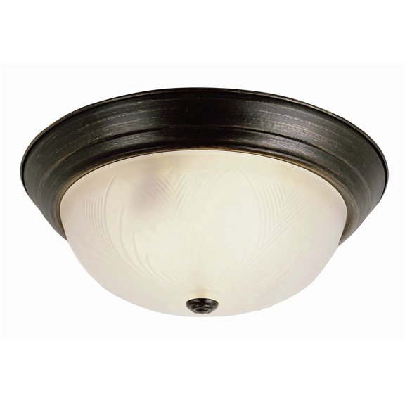 58802 ROB Trans Globe Lighting Back To Basics - Three Light Flush Mount