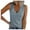 Blue womens tops summer, variant on USSUMA Buttons Ribbed Workout Tank Summer Tops for Women 2022 Trendy Sport Solid Color Womens Tunic Tops V Neck Basic Shirts Tees Sleeveless Dressy Blouses for Women