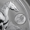thumbnail image 3 of 2014 Australia 1 oz Silver Lunar Horse BU (SII, Lion Privy), 3 of 3