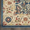 thumbnail image 5 of Nourison Revel Traditional Persian Blue Ivory 2' x 6' Area Rug, (6' Runner), 5 of 8