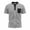 Grey, variant on Men's Everyday Wear Tee for Casual Breathable Blend with Classic Crewneck and Modern Fit Lightweight Comfort for Summer Casual Wear Men's Loose Fit Shirts