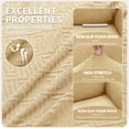 thumbnail image 3 of XYMHUN 1-Piece Armchair Sofa Cover Stretch Couch Cover Washable Sofa Slipcover Furniture Protector for Armchair,Beige, 3 of 6