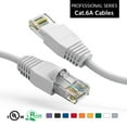 thumbnail image 1 of ACCL 50Ft Cat6A UTP Ethernet Network Booted Cable White, 4 Pack, 1 of 1