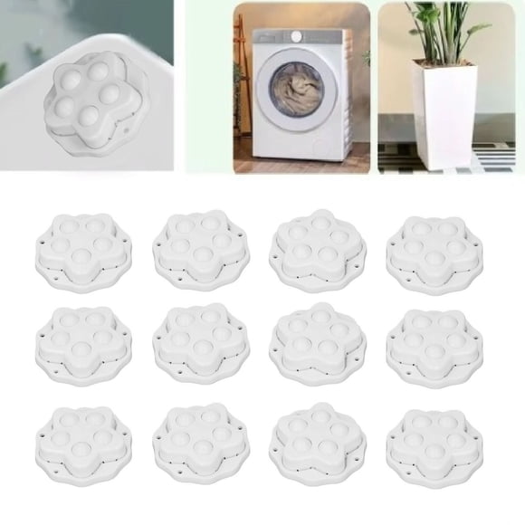 12pcs Caster Wheels Ball Casters Self Adhesive Stickers Appliances Wheels Caster Total Capacity 44.1 Lbs