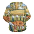thumbnail image 2 of Thanksgiving Celebrates The Harvest Men’s Hoodies Sweatshirt Fleece Jackets Long Sleeve Sweatshirts, 2 of 5