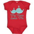 thumbnail image 3 of Inktastic My Nana Loves Me Boys or Girls Baby Bodysuit, 3 of 5