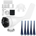 thumbnail image 2 of Small Wind Generator, 800W Small Wind Generator Blade Horizontal Home Wind Turbines Generator Power Parts Turbines Kit for Marine Home, Solar Panels, 2 of 8