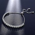 thumbnail image 1 of Bracelets Jonc Tennis pour Femmes en Argent Sterling 925, 1 of 3