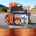 thumbnail image 2 of VCANENERGY Roadside Emergency Car Kit, Portable Jump Starter & Tire Inflator for Cars, Trucks, SUVs, 2 of 8