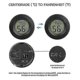 thumbnail image 5 of Mini Thermometers Hygrometers Set Of 2 For Fridge Freezer Electronic Hygrometer Built-in Indoor Thermometer Temperature Humidity Detector Ud01 Black, 5 of 5