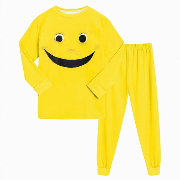Leey-World Halloween Pjs Kids Toddler Soft Comfy Round Neck Sleepwear 2Pcs Pjs Long Sleeve Warm Long Pajamas