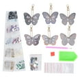 thumbnail image 2 of Keychain  Painting, Not Easy To Fall Off  Painting Key Rings, 6Pcs Luggage Pendants For Home Decor Gifts, 2 of 8