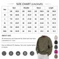 thumbnail image 3 of LRGSHF Mens Acid Wash Vintage Sweatshirt Relaxed Fit Crewneck Pullover Ribbed Collar Cuffs Long Sleeve Casual Drop Shoulder Y2K Streetwear Top Fall Winter Clothes, 3 of 9
