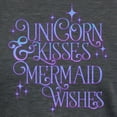thumbnail image 3 of CafePress - UNICORN KISSES And MERMAID WISHES T Shirt - Womens Tri-blend T-Shirt, 3 of 4